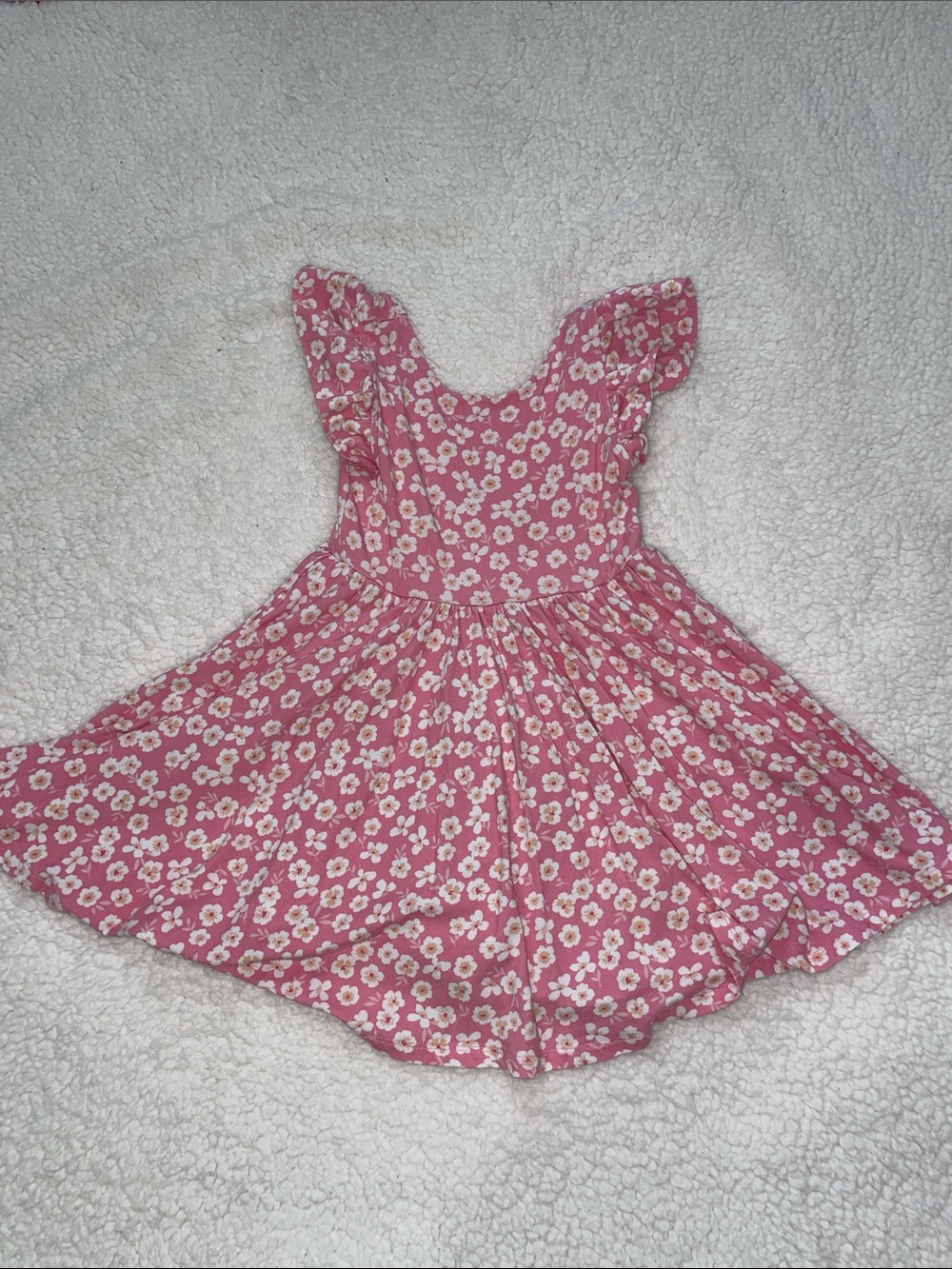 Little Sleepies Floral Flutter Sleeve Dress